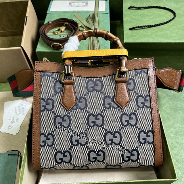 gucci專櫃新款肩背手袋 古馳原廠皮竹節中號手提包 jcp1566